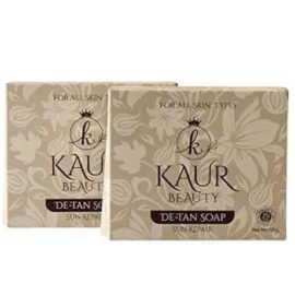 Kaur Beauty De-Tan Soap (120gm Pack of 2)