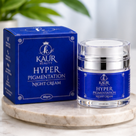 Kaur Beauty Hyper Pigmentation Night Cream – Helps Improve Appearance of Dark Spots & Uneven Skin Tone, Night Face Cream (40gm)